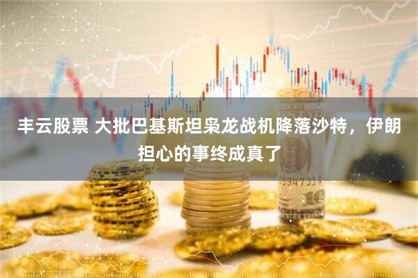 丰云股票 大批巴基斯坦枭龙战机降落沙特，伊朗担心的事终成真了