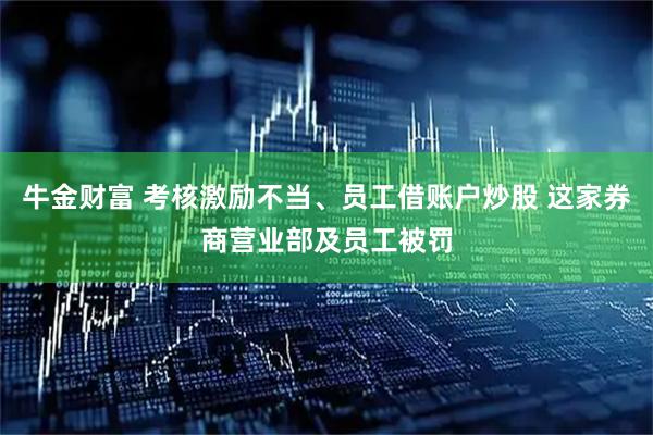 牛金财富 考核激励不当、员工借账户炒股 这家券商营业部及员工被罚